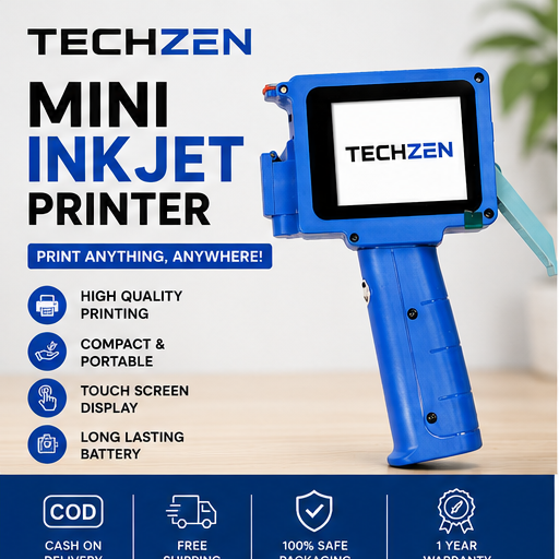Universal Pack & Code Mini Inkjet Printer with Cartridge
