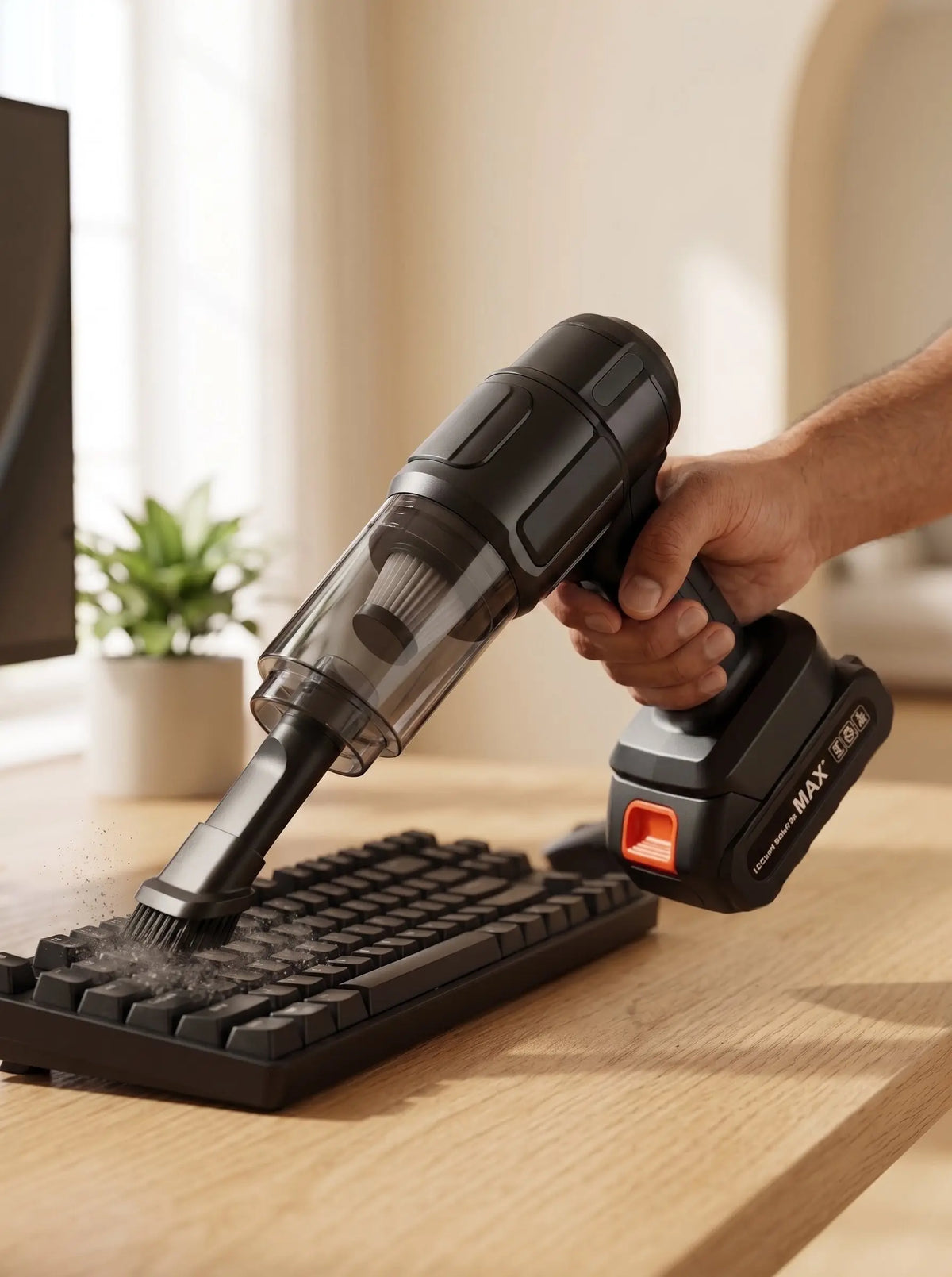 Maxtop MP-251 Cordless Handheld Vacuum Cleaner for Car and Home with Attachments