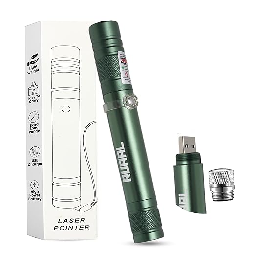 Green Laser Pointer High Power | Smart USB Rechargeable Laser Light Pen