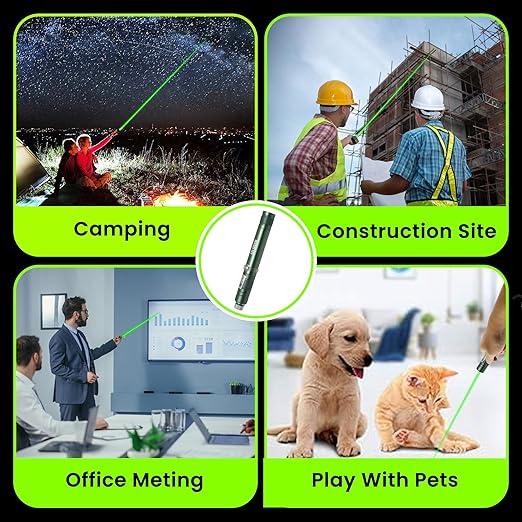 Green Laser Pointer High Power | Smart USB Rechargeable Laser Light Pen