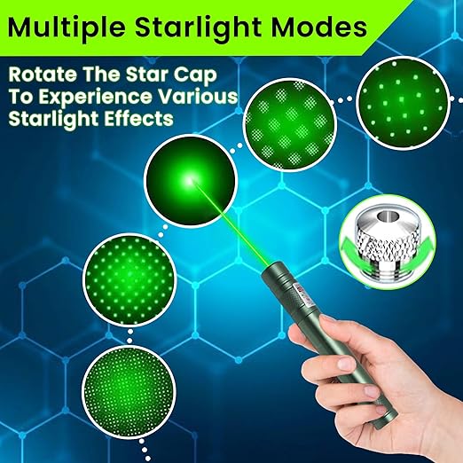 Green Laser Pointer High Power | Smart USB Rechargeable Laser Light Pen